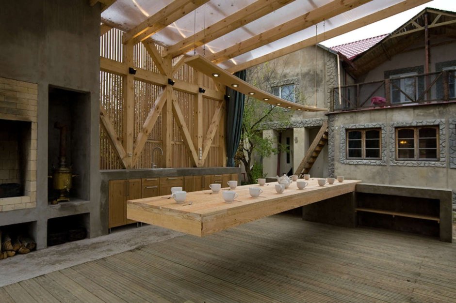 Теневой навес пергола