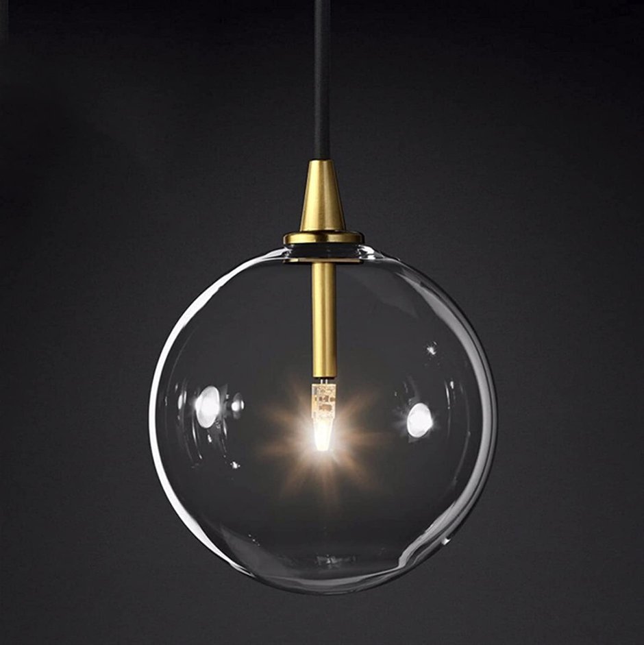 Подвесной светильник Glass Globe Gold