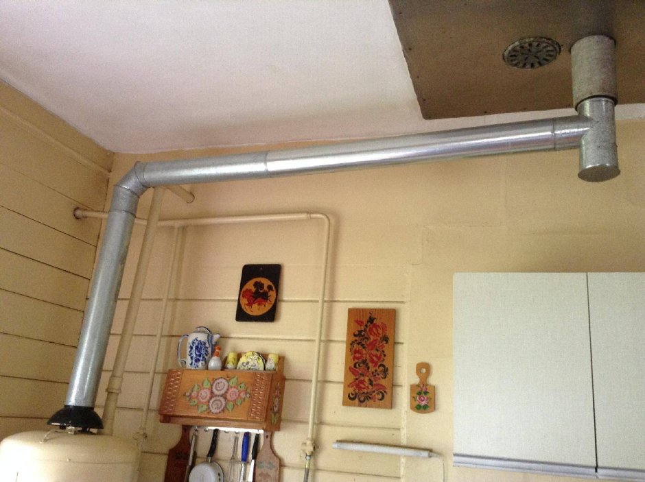 Вытяжная сэндвич труба для газового котла АОГВ 17