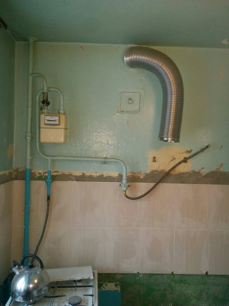 Прочистной канал для газовой колонки