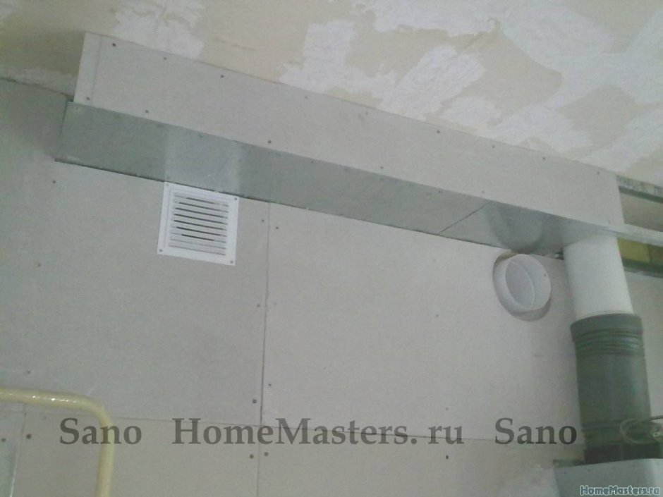 Вентиляционный короб для газовой колонки