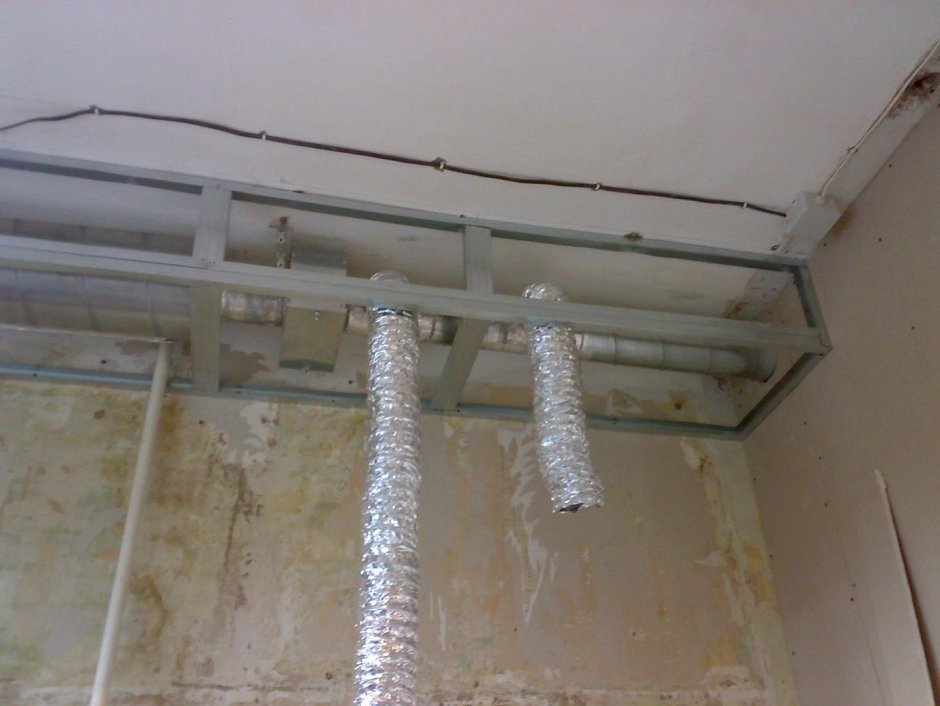 Воздуховод из гипсокартона