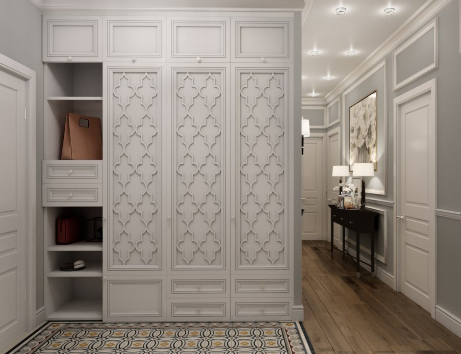 Шкаф распашной Неоклассика 2020