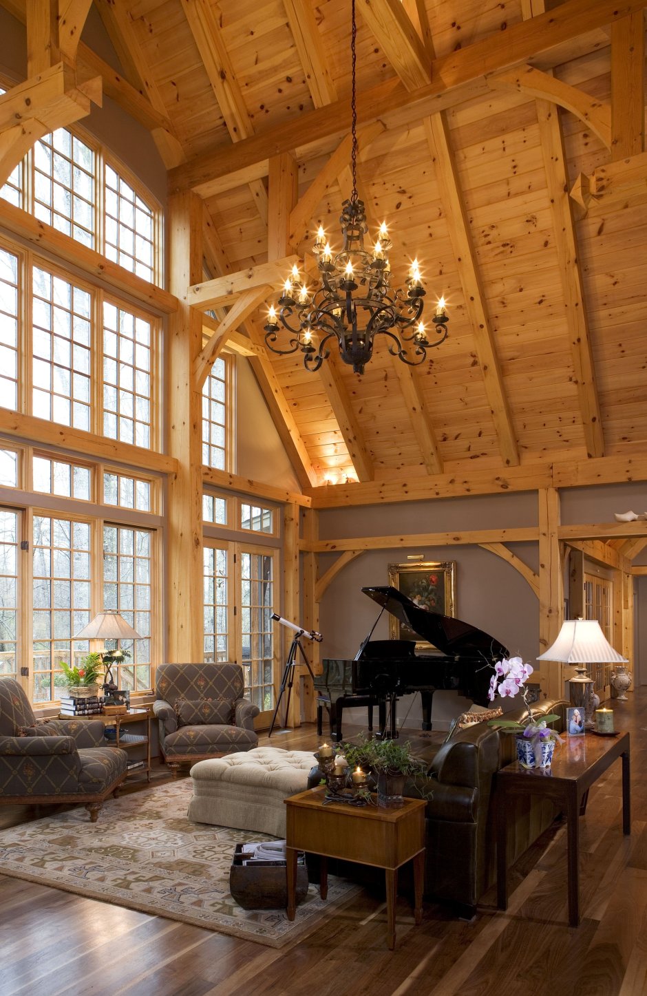 Тимбер фрейм гостиная