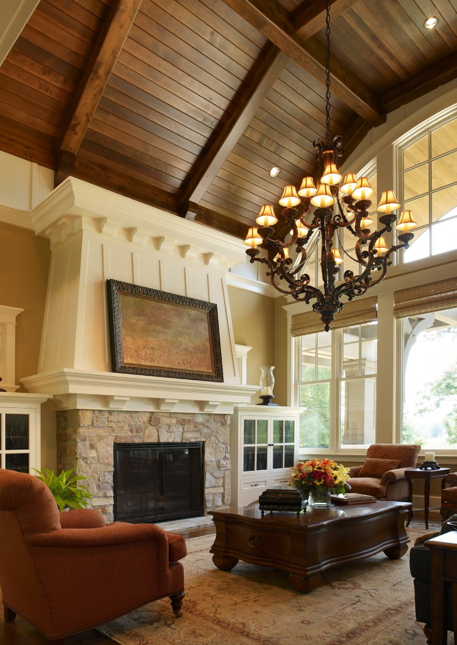 Люстра в дом со вторым светом