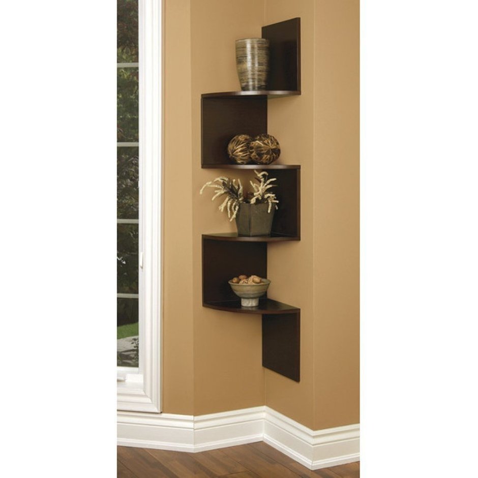 Угловая полка в прихожую