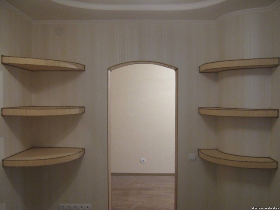 Угловая полка для обуви