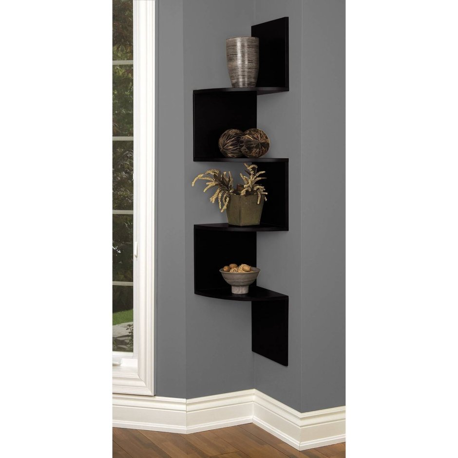 Полка угловая настенная