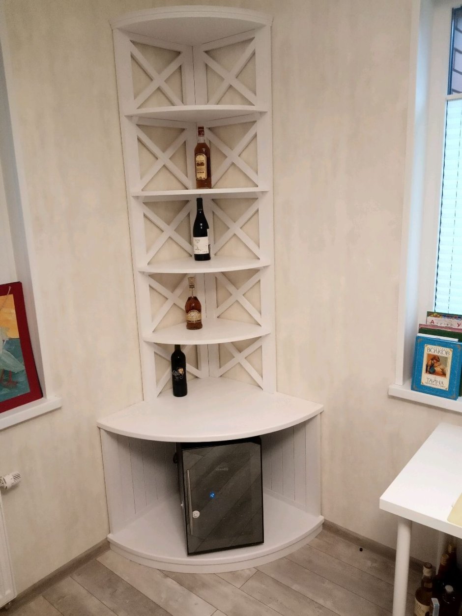 Полки угловые настенные