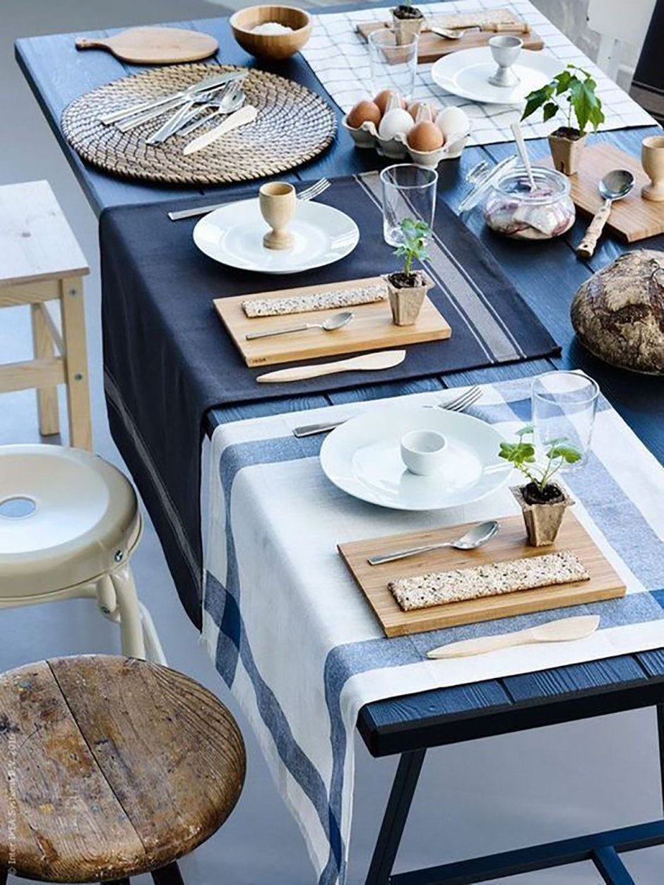 Стильная сервировка стола