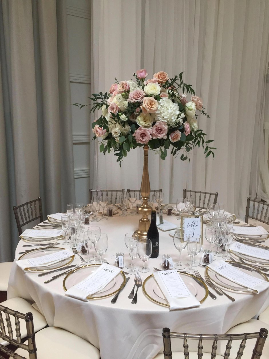 Круглые столы на свадьбе