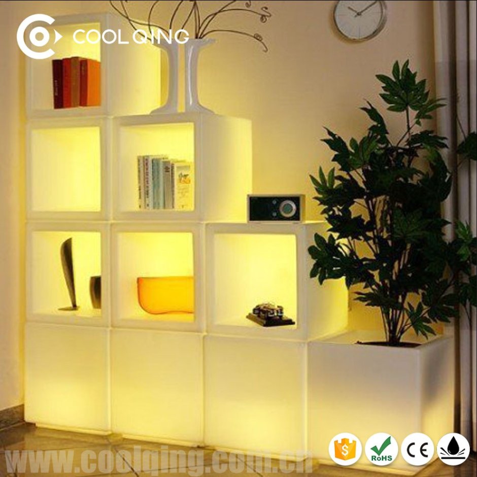 Полки с подсветкой