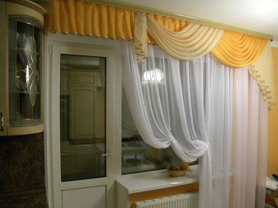 Тюль и шторы на кухню