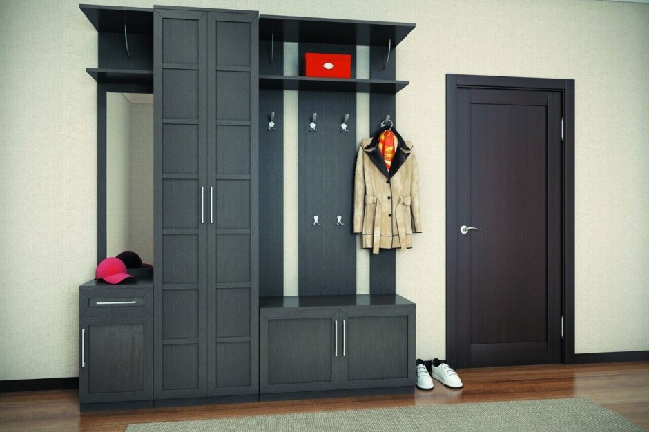 Шкаф в прихожую в частном доме