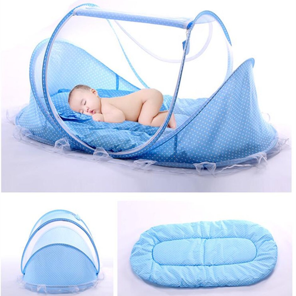 Складная кроватка для новорожденных