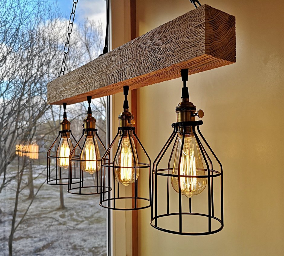 Люстры для деревенской кухни