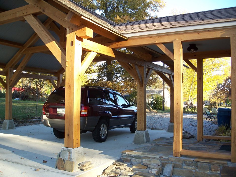 Гараж Тимбер фрейм