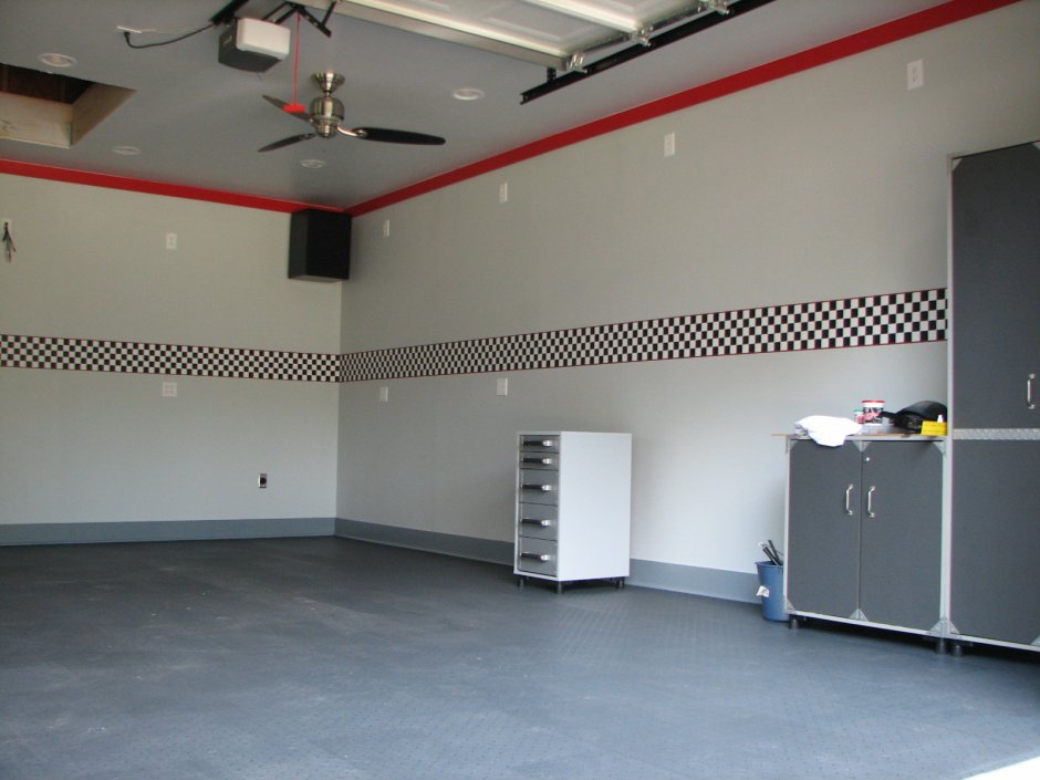 Отделка стен внутри гаража