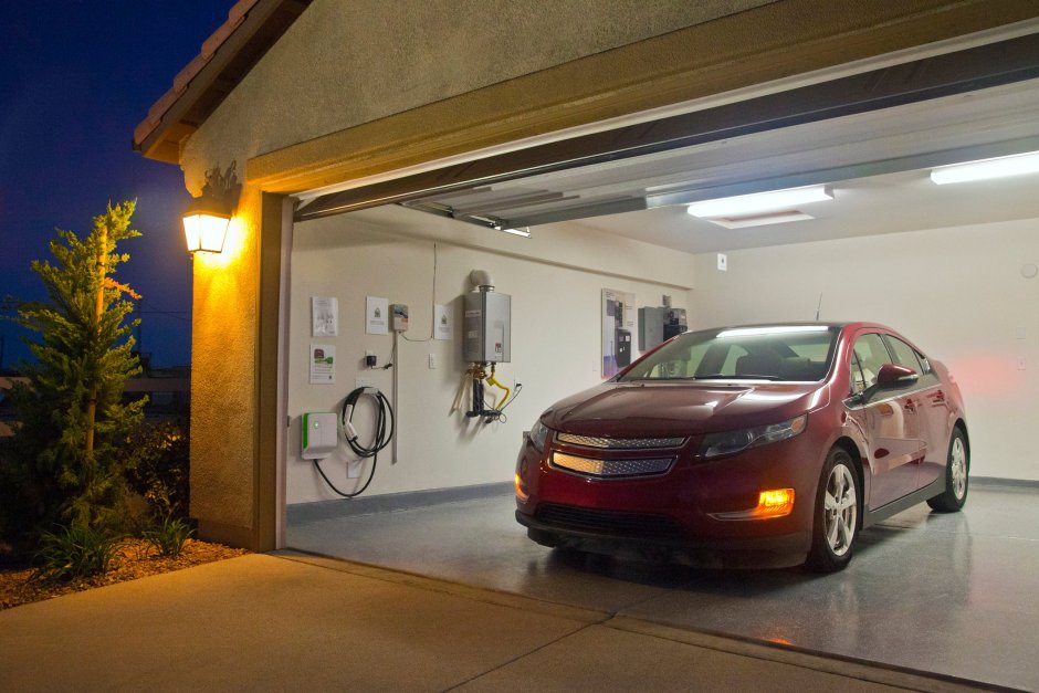 Освещение внутри гаража