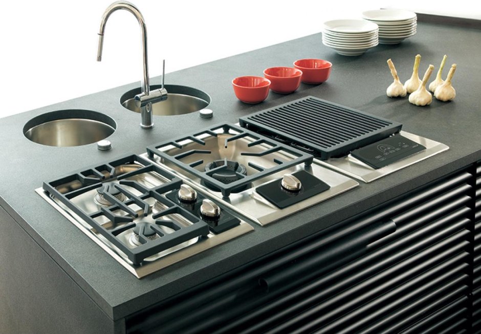 Газовая панель Домино Wolf