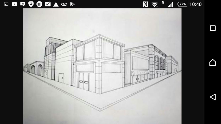 Угловая линейная перспектива