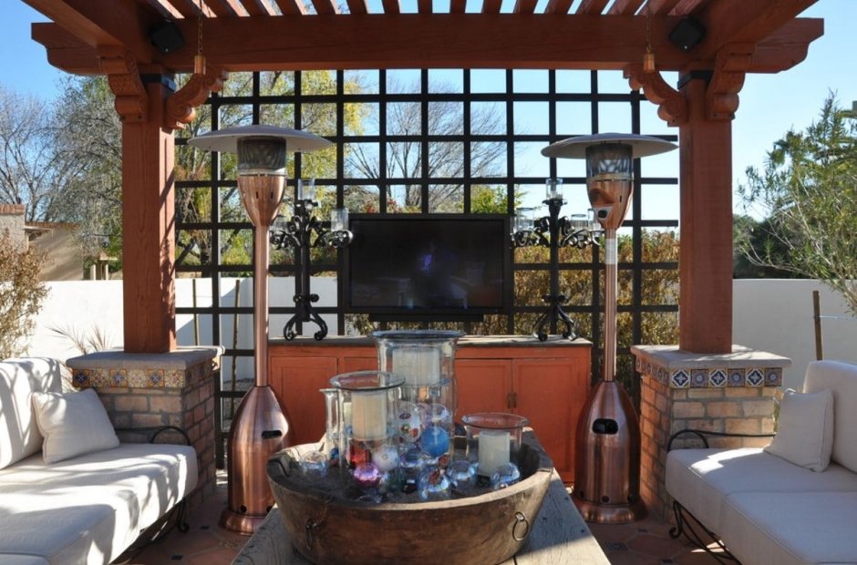 Газовый обогреватель Umbrella (уличный) черный