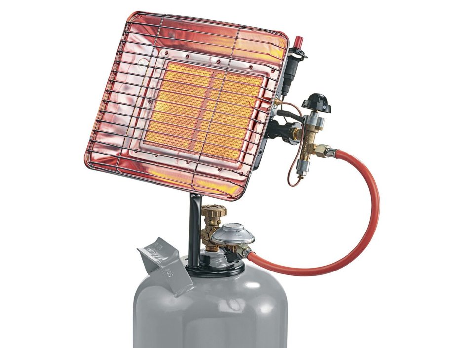 Инфракрасный газовый обогреватель с пьезоподжигом