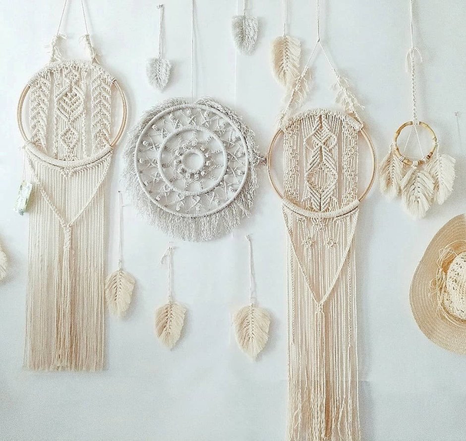 Панно из джута