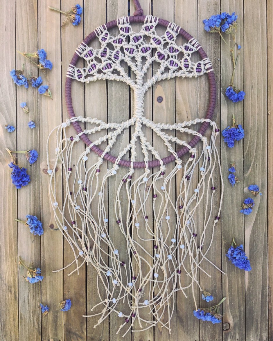 Плетеное панно на стену