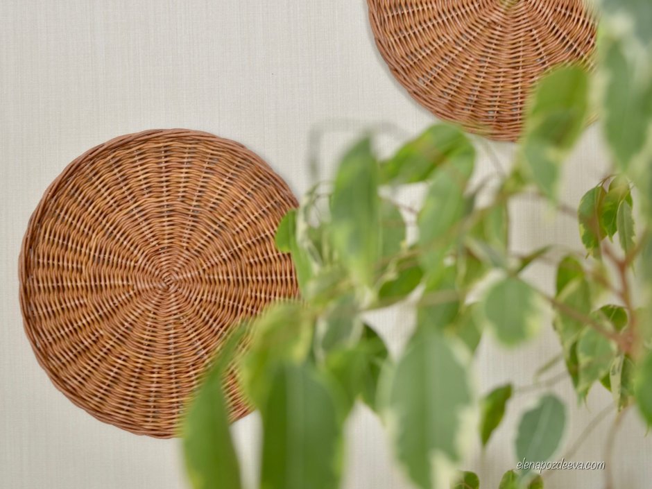 Плетеное панно на стену