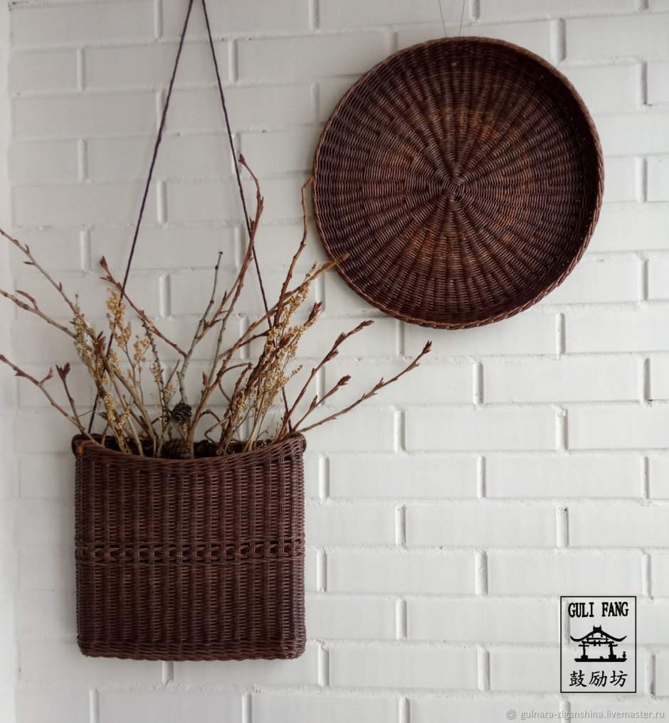 Плетеное панно