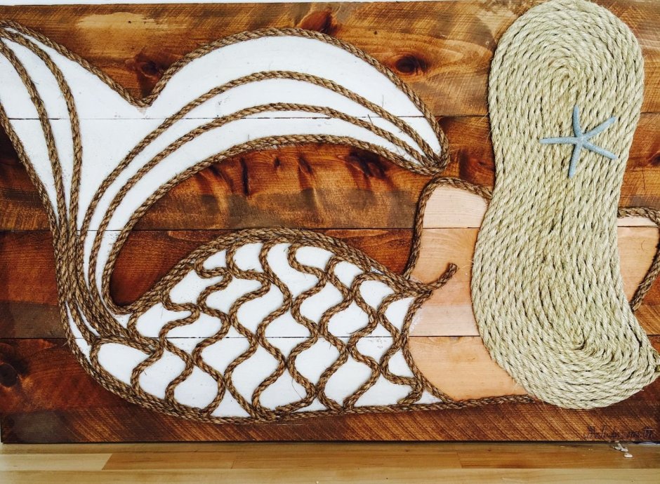 Плетеное панно