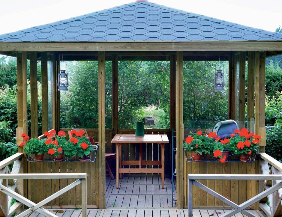 Беседка для дачи