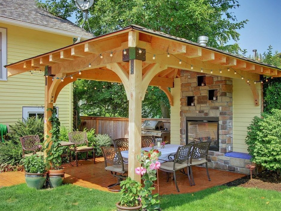 Беседка для дачи