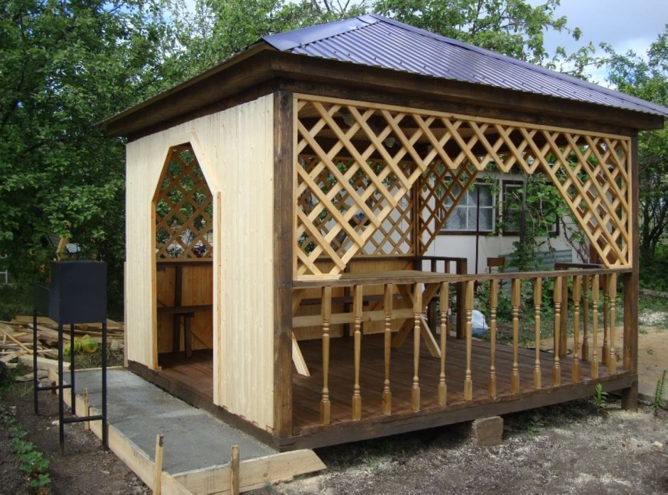 Терем беседка барбекю