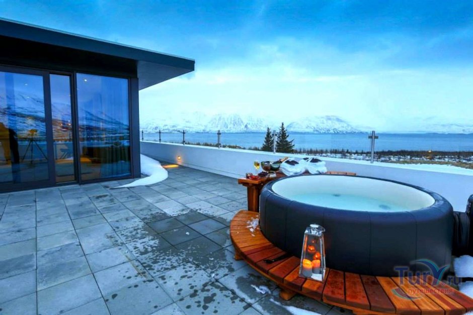 Джакузи на веранде