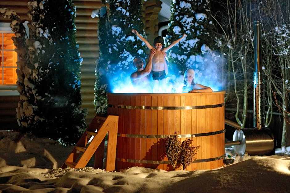 Уличная купель Гуд Вуд