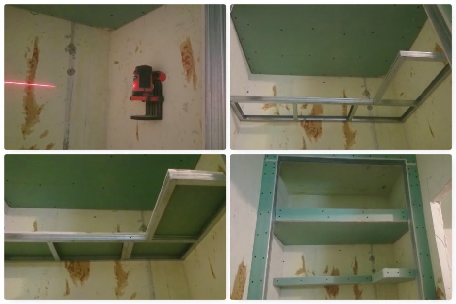 Стеллаж из профиля Кнауф