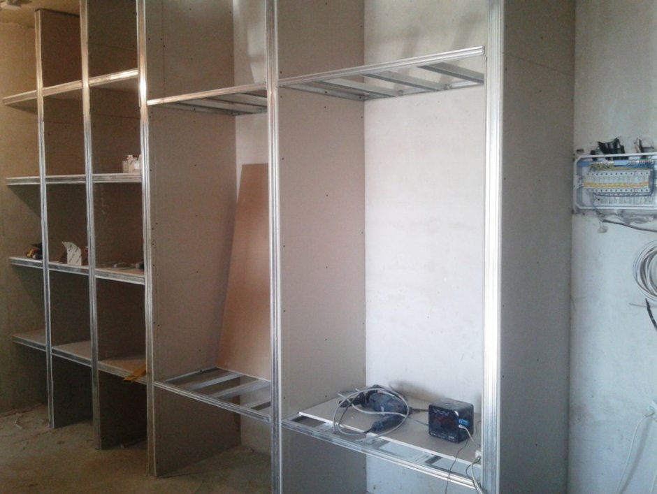 Стеллаж из профильной трубы 20х20 без сварки