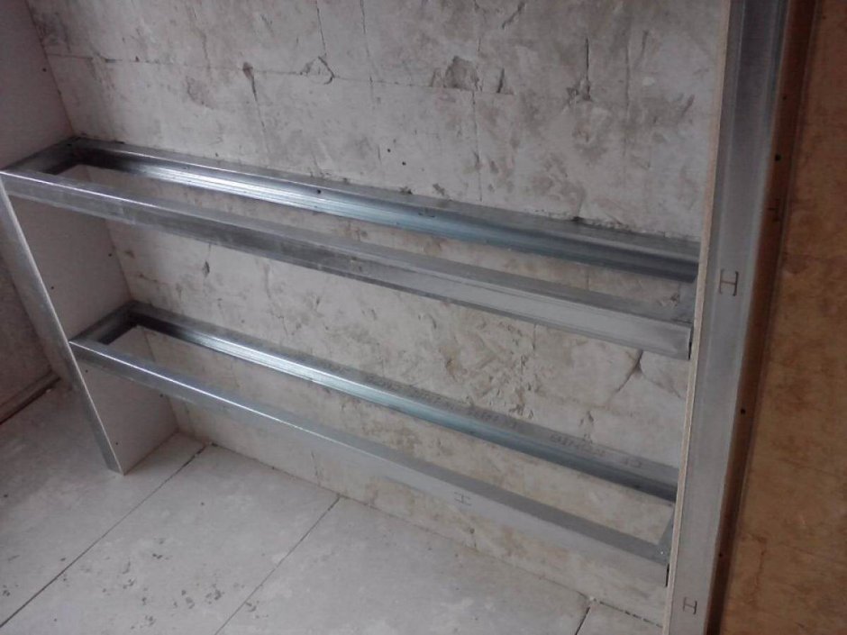 Стеллажи из профильной трубы 80на80 промышленные