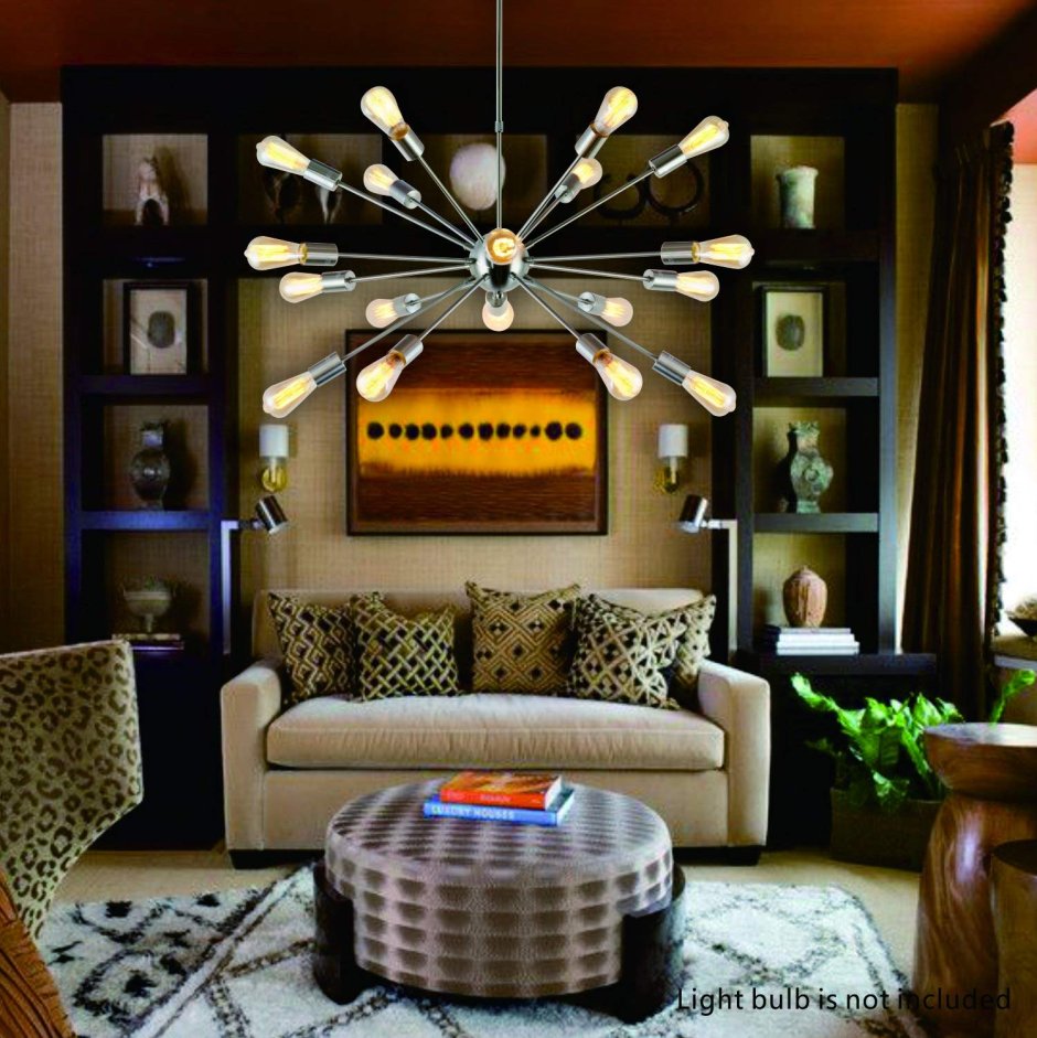 Бра над диваном в интерьере