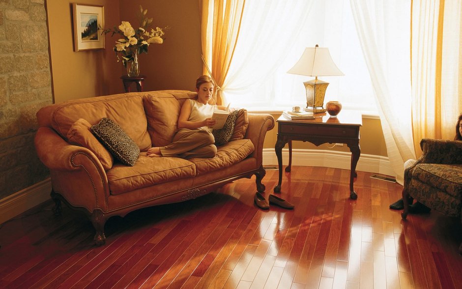 Ламинат 8мм красное дерево