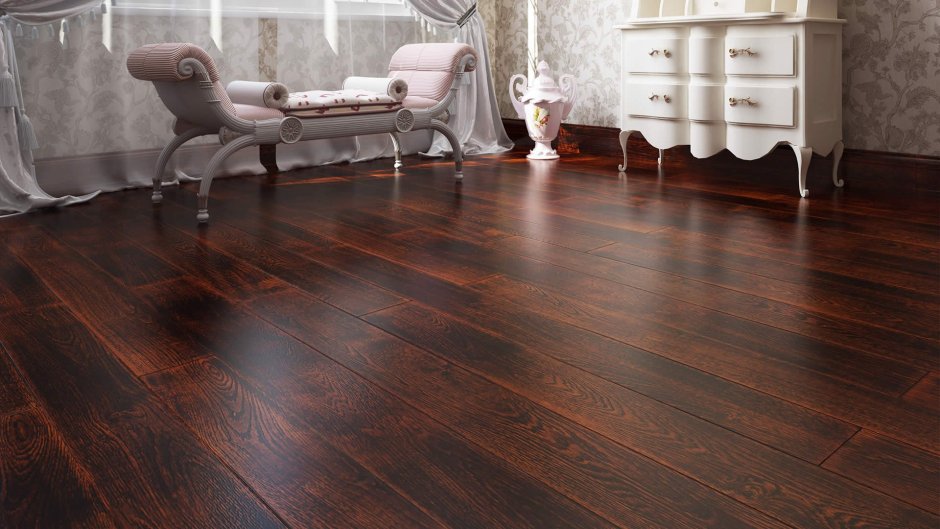 Ламинат Таркетт красное дерево