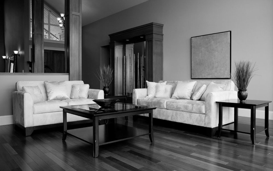 Темное дерево в интерьере