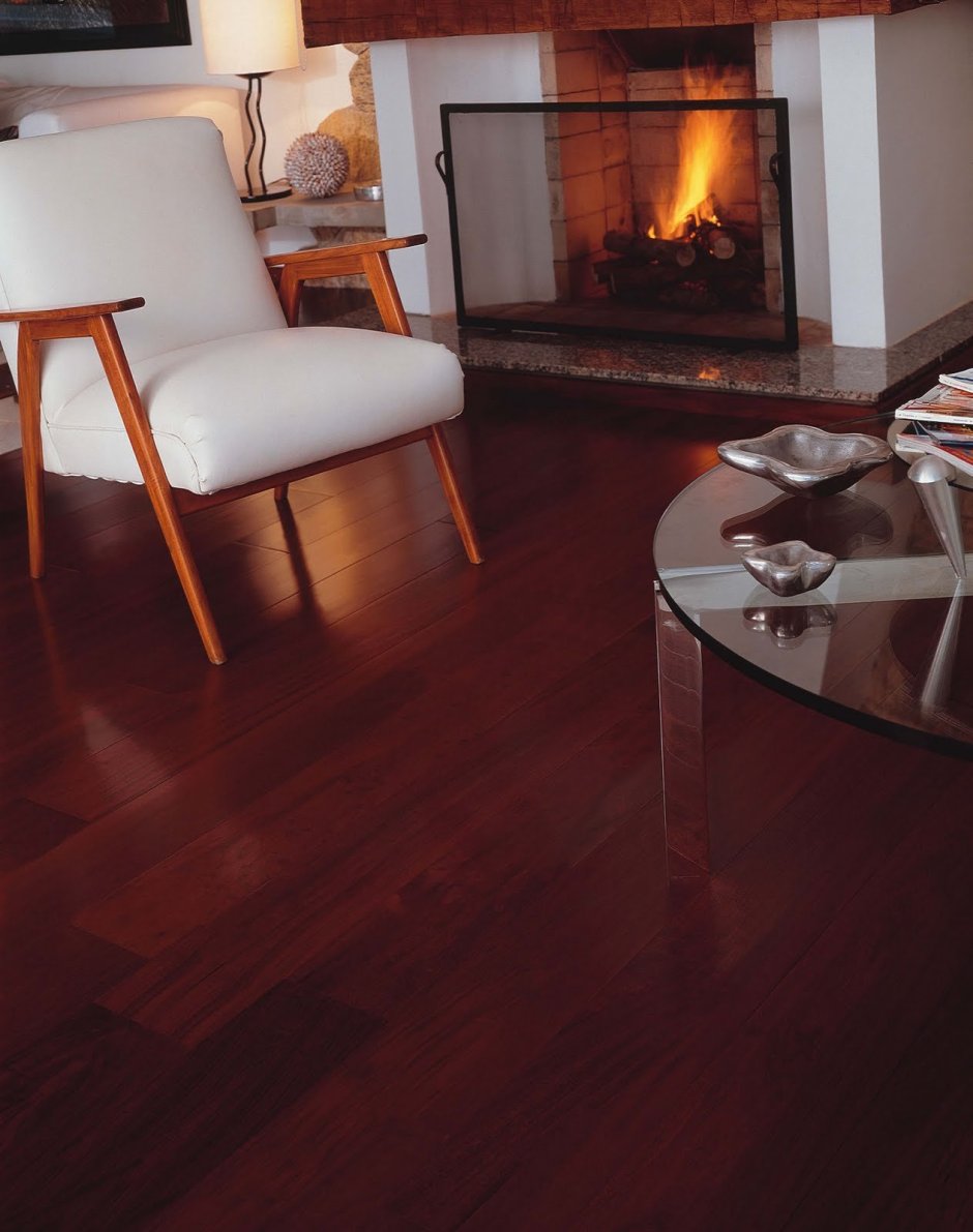 Ламинат вишня глянцевый