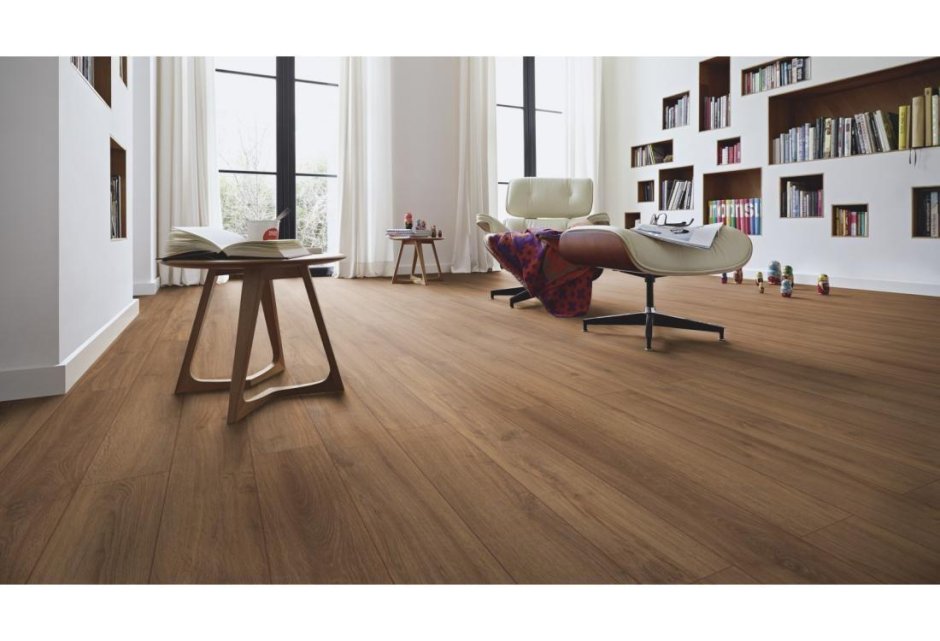 Красный пол в интерьере