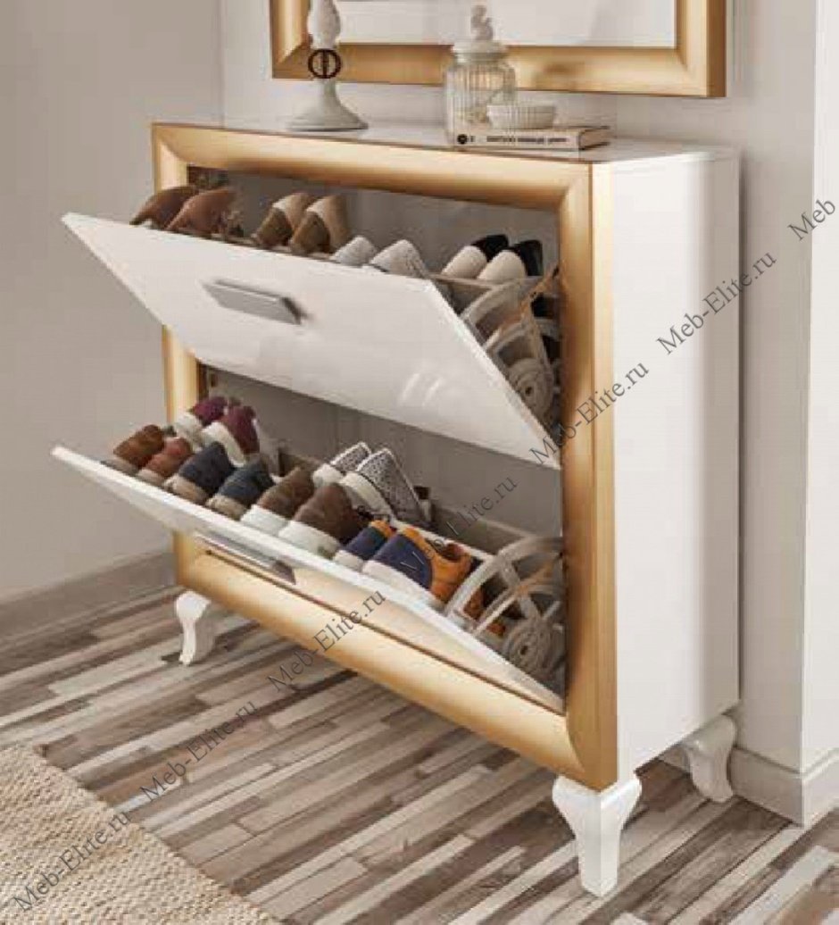 Полки для обуви в гардеробной