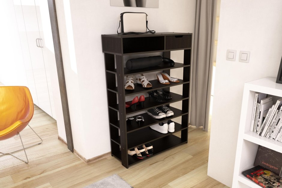 Обувница Elfa открытая в прихожую