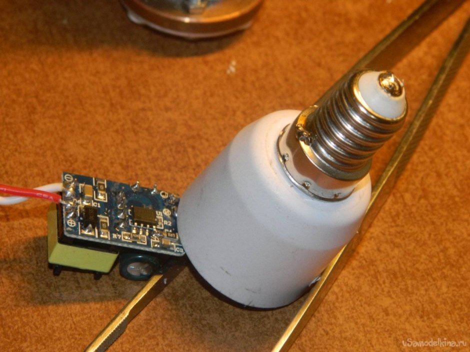 Переделка светодиодной лампы