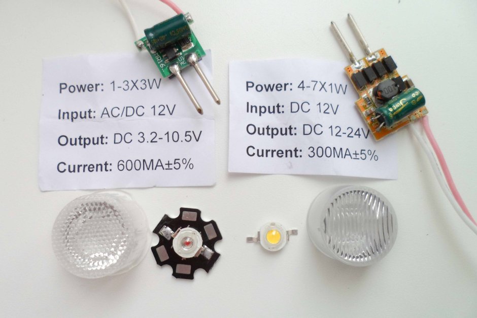 Светодиодный драйвер на 1 светодиод 1 Вт